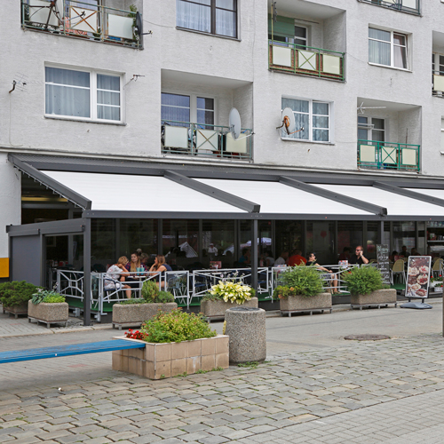 kankaat SEINÄ MASSIIVINEN PERGOLA