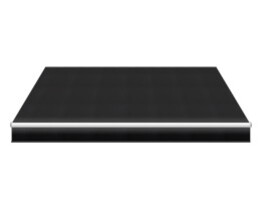 Sateenkestävä sisäänvedettävä markiisi