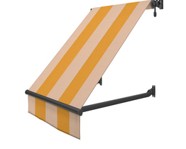 Parvekkeen aurinkomarkiisi kammella