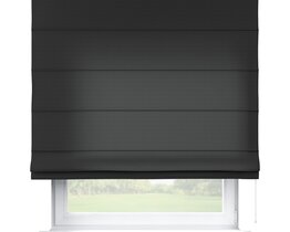 Roomalaiset sävyt erkkeri-ikkunaan olohuoneessa