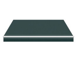 Sisäänvedettävä markiisi terassin viheralueelle