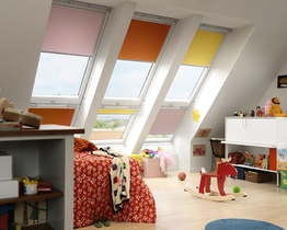 VELUX DKL pimennysverhot sivupalkilla