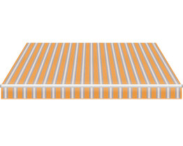 Markiisi patiolle valkoinen