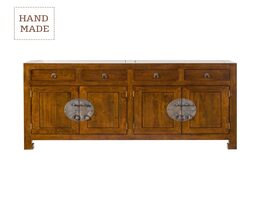 Lipasto Ibuku 4-ovinen + 4 laatikkoa, ruskea 174x50x90cm