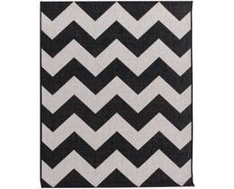Matto Modern Chevron musta/beige 160x230cm