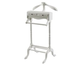 Vaateteline Chester seisova 125 cm valkoinen