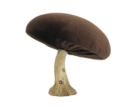 Koriste Sametti Sieni 12 cm ruskea