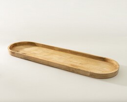 Puinen Yano-tarjotin ja 83x25x4 cm