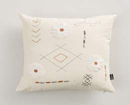 Tyynynpäällinen Boho Bloom -tyynyyn 45x45 cm