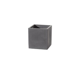 Kansiruukku Cubus Grey 29 x 29 x 40 cm