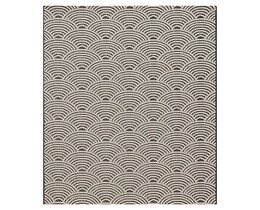 Matto Jersey Home beige/musta 120x170cm