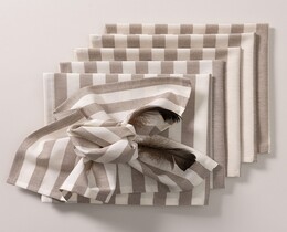 Lautasliinasetti 6 kpl 42x42 Quadro 136-07