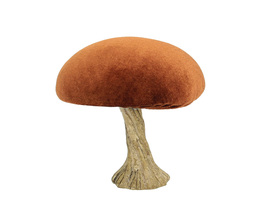 Koriste Sametti Sieni 10 cm oranssi
