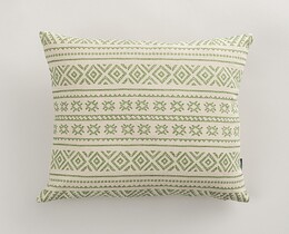 Tyynynpäällinen Ethno Verde -tyynyyn 45x45 cm