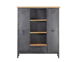 Kirjahylly Factory 120x41x181cm