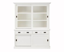Vitriini Milton 4 laatikolla 144x53x226cm