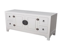 Lipasto Modern 137x45x76cm valkoinen
