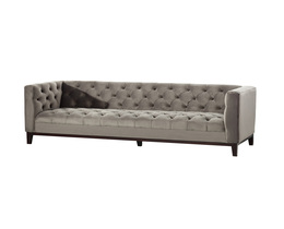 Sohva Velvet Elite harmaa 3-paikkainen
