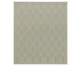 Matto Mökki beige/kylpyläsininen 120x170cm
