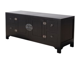 Lipasto Modern 137x45x76cm musta