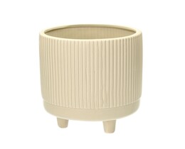 Kansiruukku kukkaruukkuun Tres 22cm beige