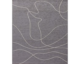 Matto sametti 160x230cm beige/tummanharmaa