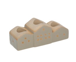 Kynttilänjalka on 13x5x7cm beige