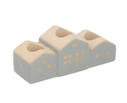 Kynttilänjalka on 13x5x7cm harmaa