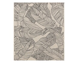 Matto Mökki beige/musta 120x170cm
