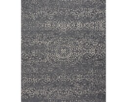 Matto sametti beige/petroolinsininen 200x290cm