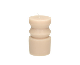 Kynttilä Cornelia 14cm beige