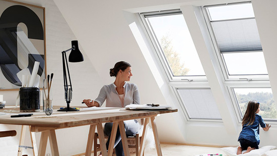 VELUX laskostetut kaihtimet