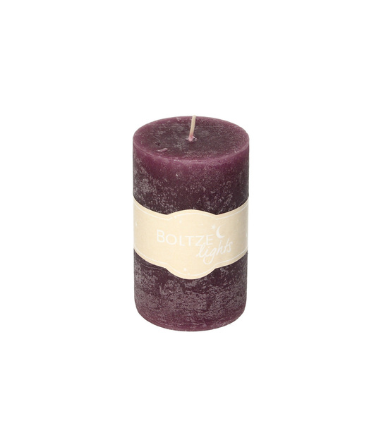 Candle Lea 10cm violet
