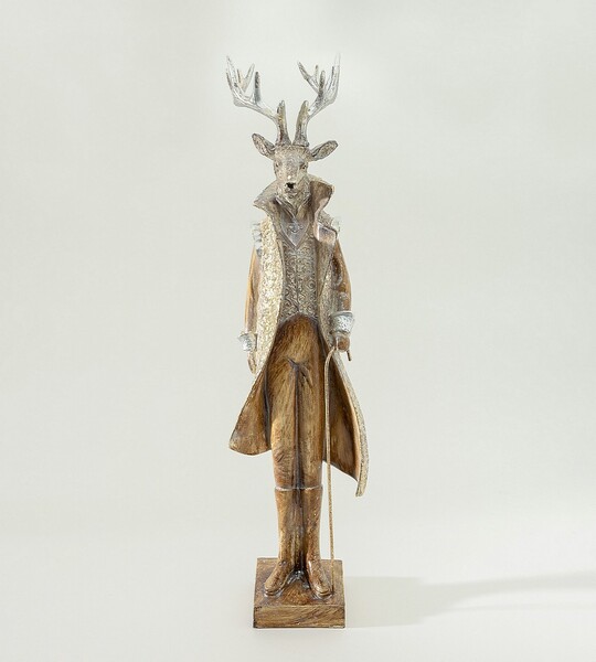 Figurine decorative Gentleman Deer 30x9x69 cm