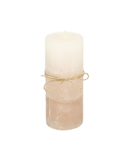 Candle Silvia 14cm beige