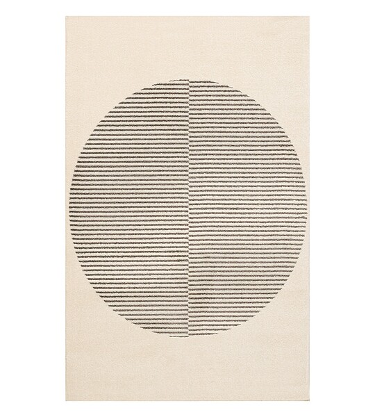 Rug Sevilla paper white/grey 120x170cm