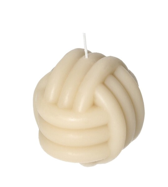 Candle Zoya 8cm cream