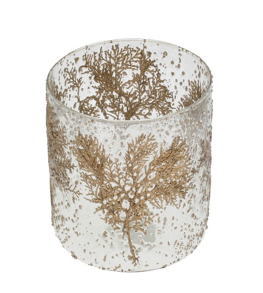 Candle holder Twig II ⌀15cm gold