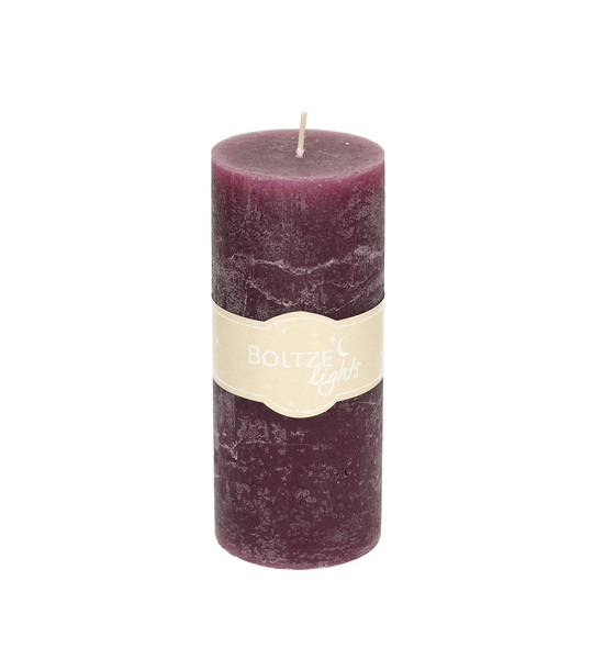 Candle Lea 15cm violet