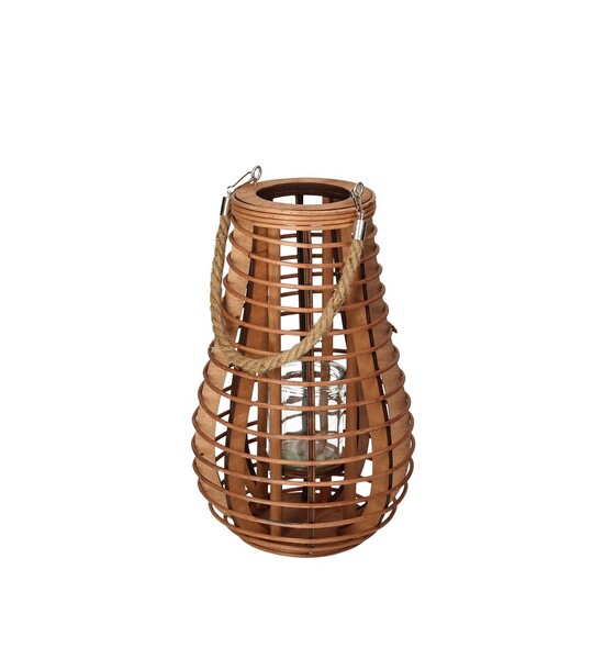 Lantern Vela 33cm natural
