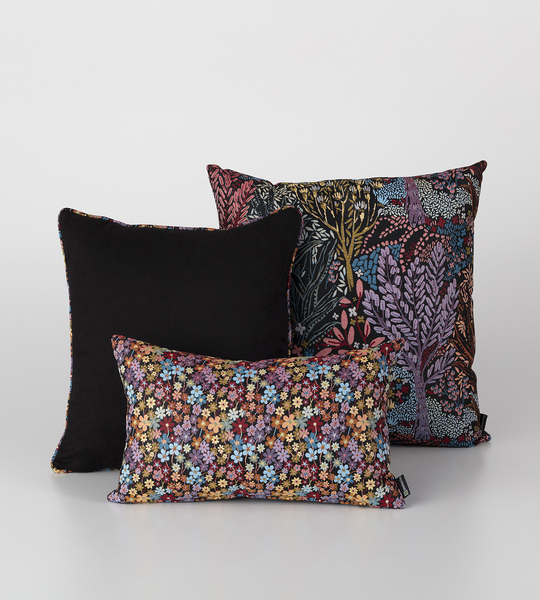 Set cushions for bedroom Dark Garden