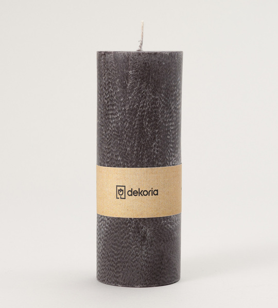 Candle scented palm cylinder Black