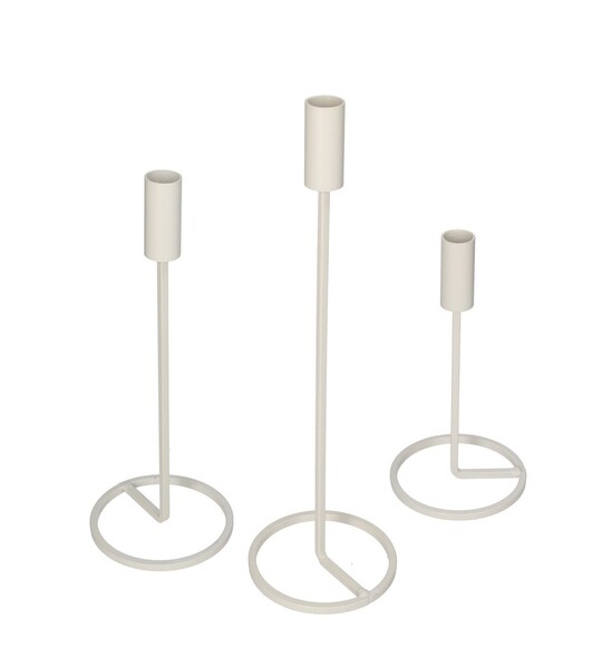 Set candle holders Carrick 3pcs