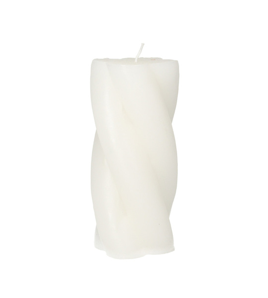 Candle Camila 14cm white