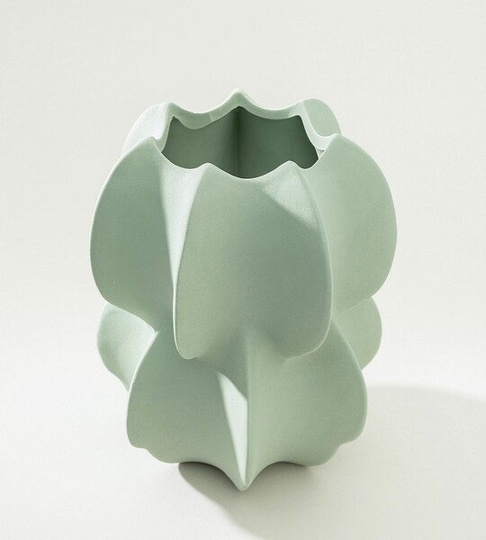 Vase Petal Green 20x21 cm