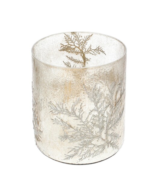 Candle holder Twig ⌀20cm white