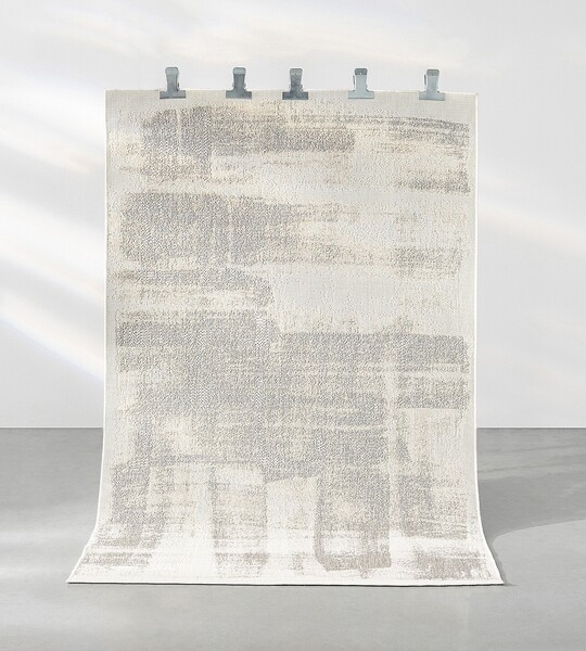 Rug Abstract Gray and 160x230 cm