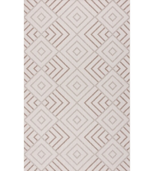 Rug Lineo Geometric beige/mink 200x290cm