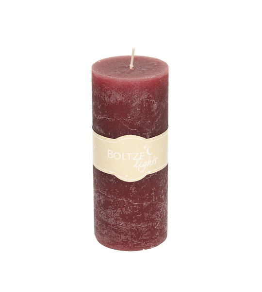 Candle Lea 15cm purple