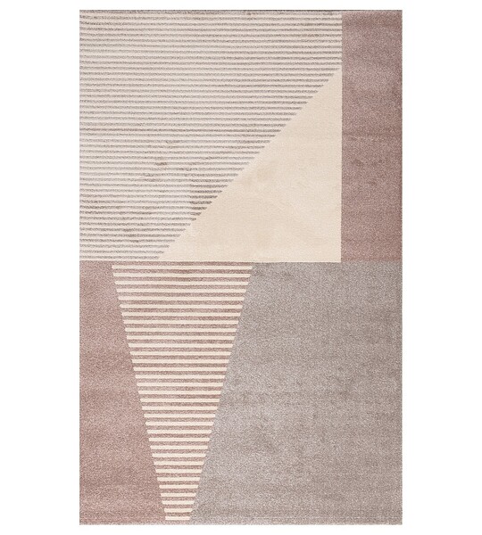 Rug Sevilla paper white/dusty rose 160x230cm